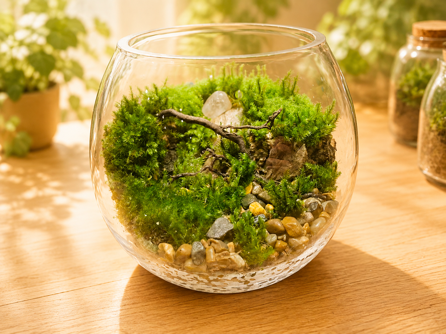 cliif in fish bowl